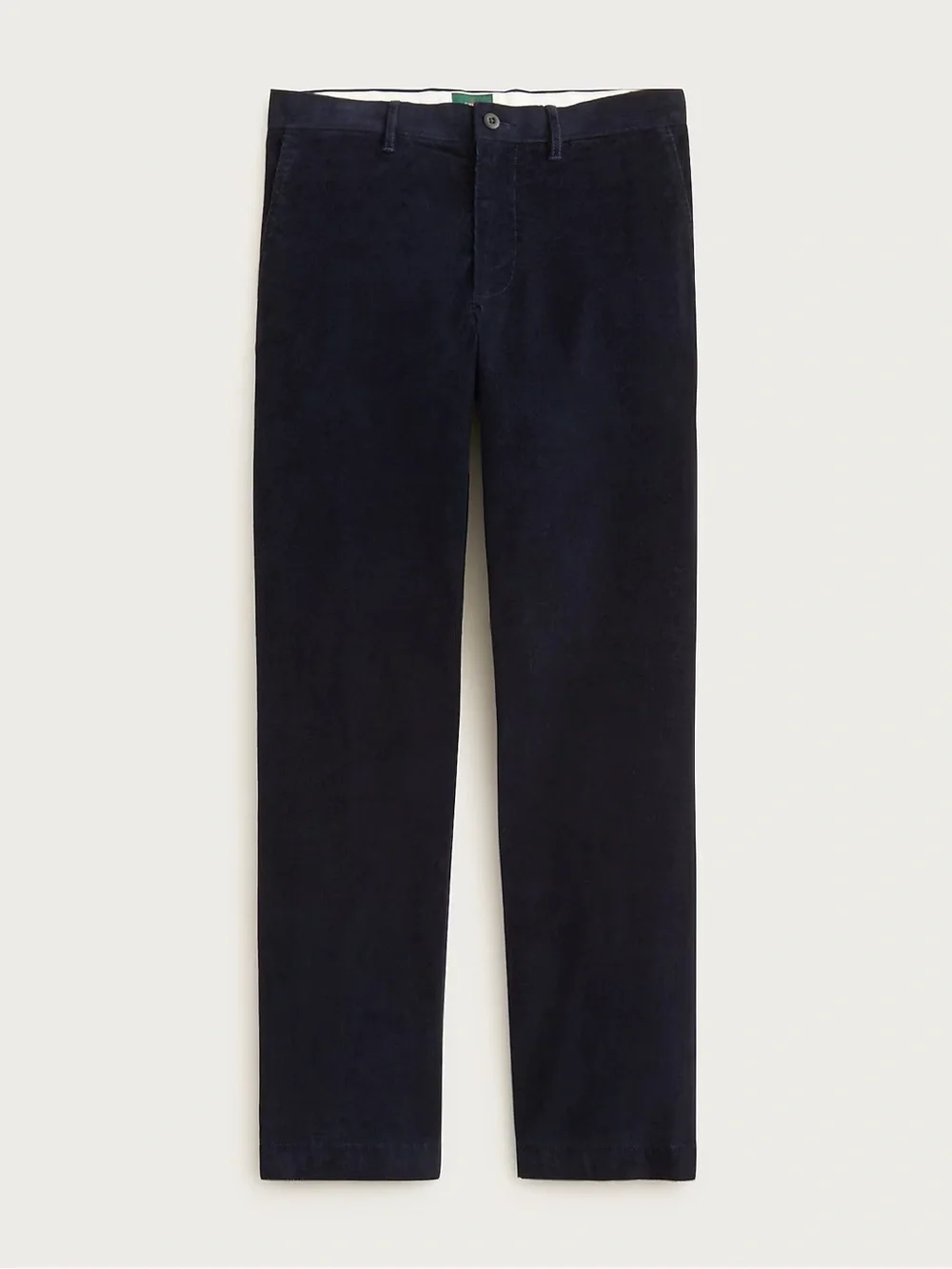 J. CREW Broken-in Straight pant in stretch corduroy Midnight Navy W36 L34 CM717